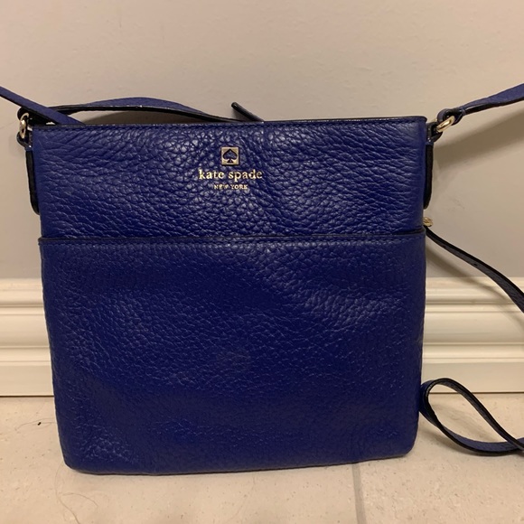Kate Spade blue crossbody purse - Picture 1 of 7
